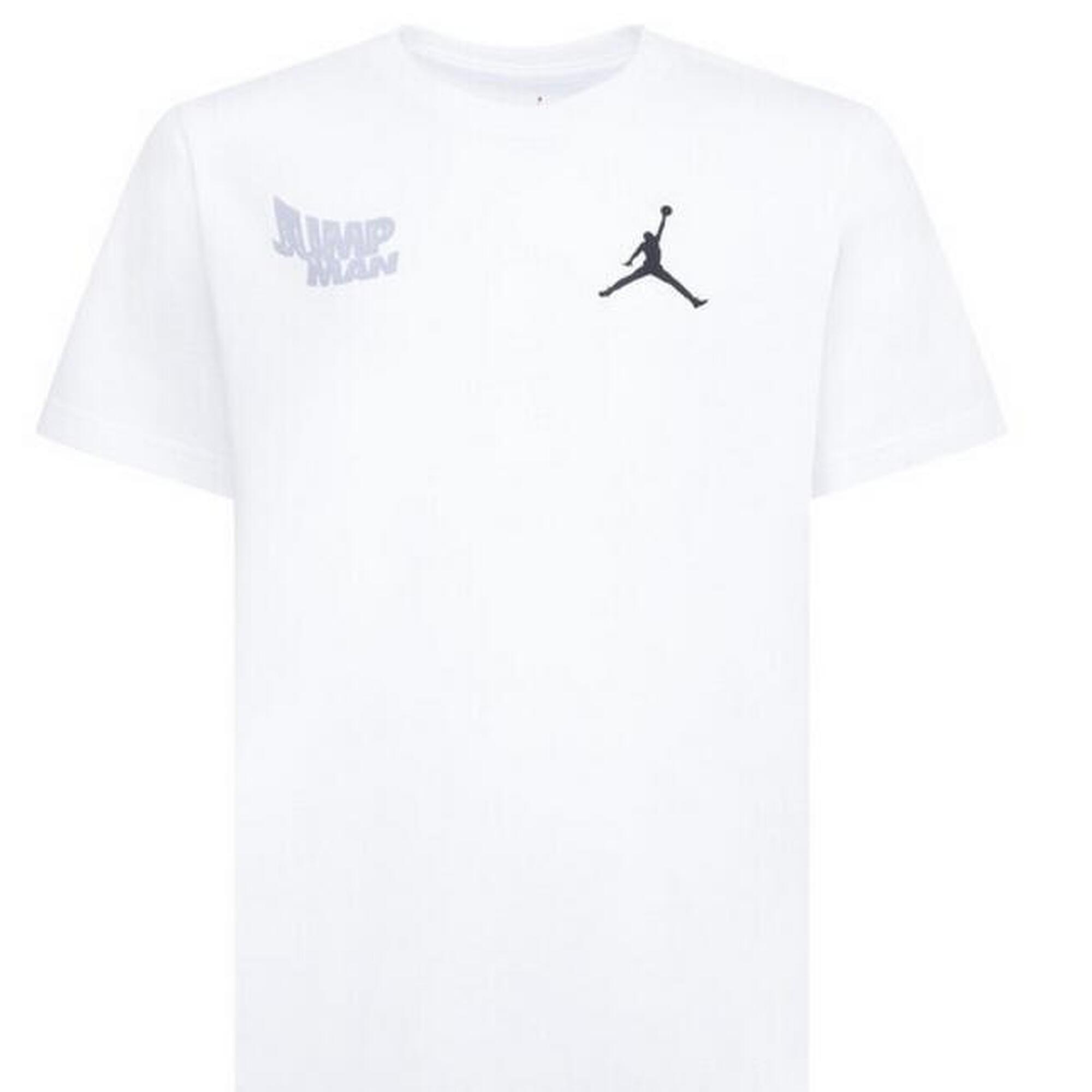 T-shirt ragazzo jordan motion jumpman - bianco