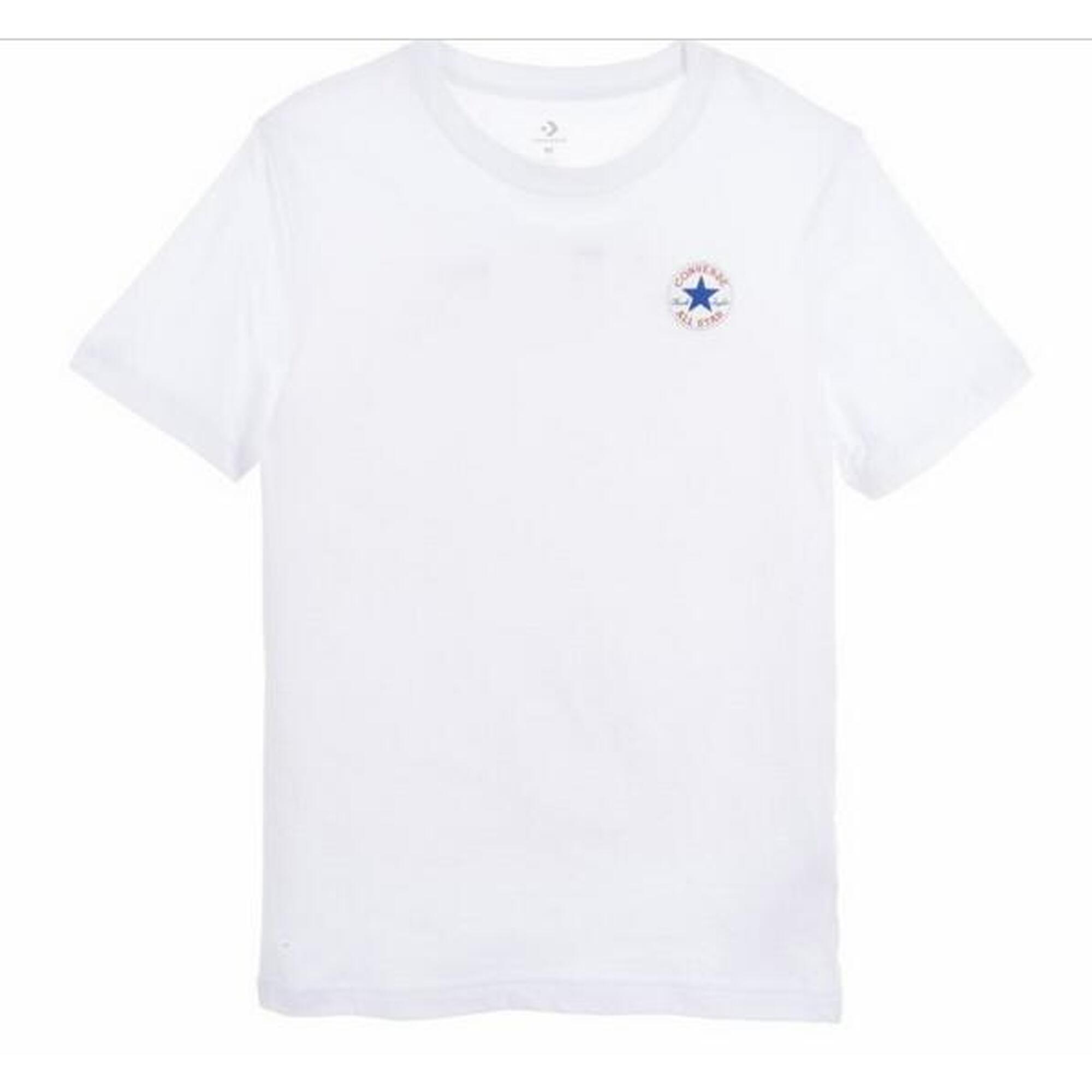 T-shirt ragazzo converse printed - bianco