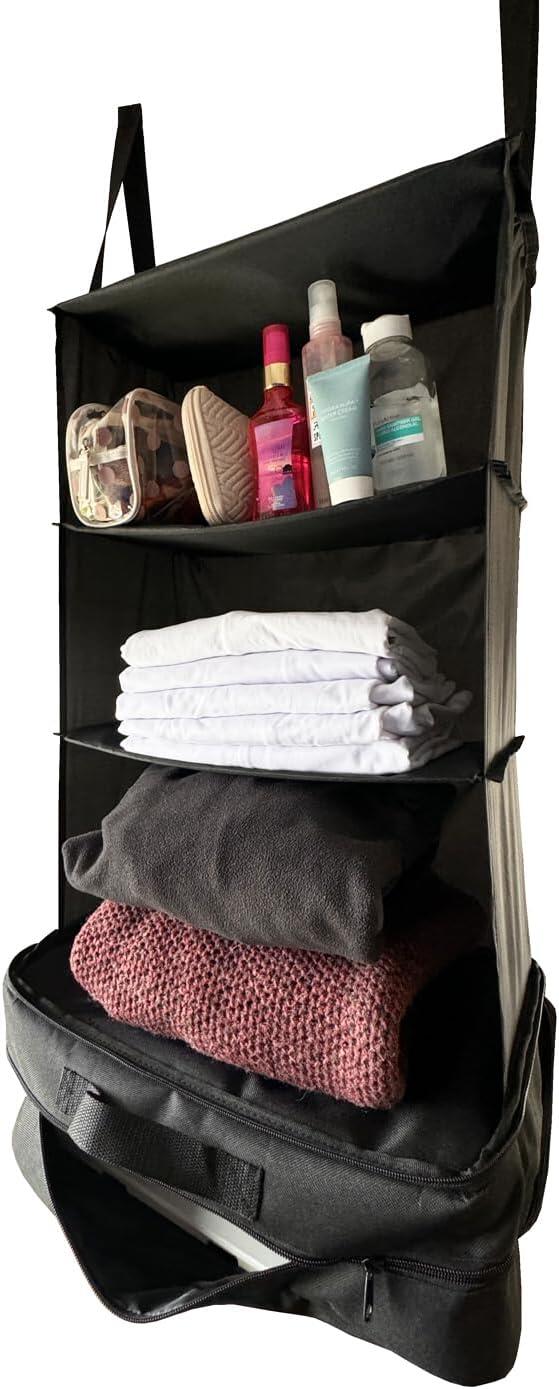 Camping Organiser with Shelves and Storage Bag 4/7