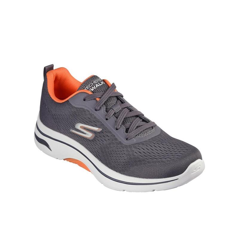 Zapatillas Deportivas Caminar Hombre Skechers 216516_CCOR Grises con Cordones