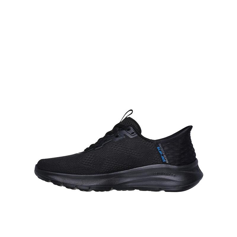 Zapatillas Deportivas Caminar Hombre Skechers 232460_BKBL Negras con Cordones