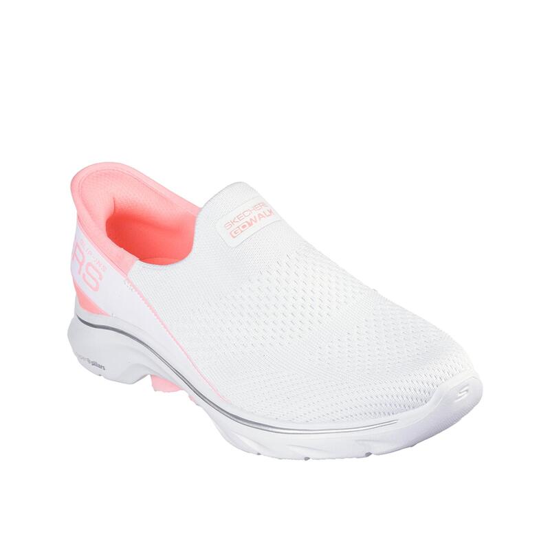 Zapatillas Deportivas Caminar Mujer Skechers 125231_WPK Blancas sin Cordones
