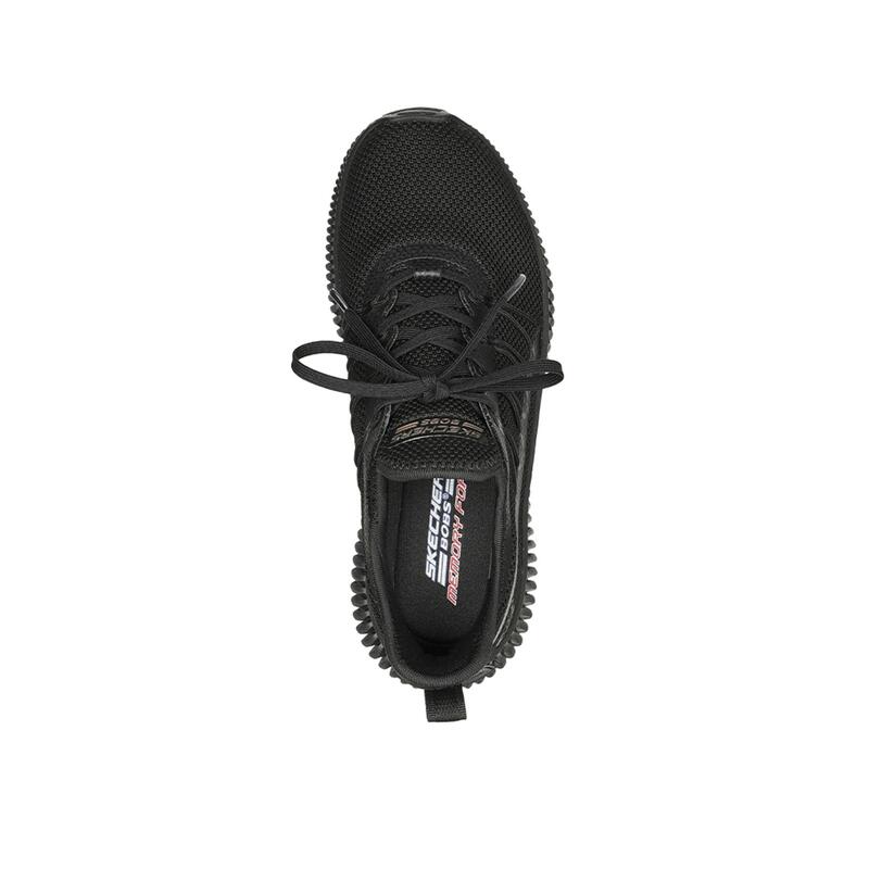 Zapatillas Deportivas Caminar Mujer Skechers 117417_BBK Negras con Cordones