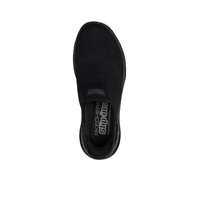 Zapatillas Deportivas Caminar Mujer Skechers 125231_BBK Negras sin Cordones