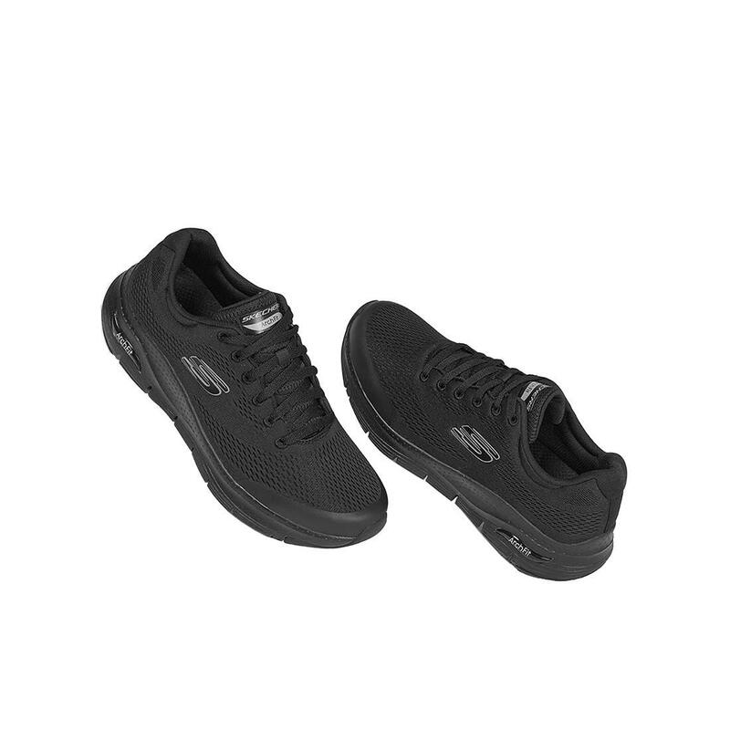 Ténis de caminhada para homem Skechers 232700_BBK Sapatos de renda pretos