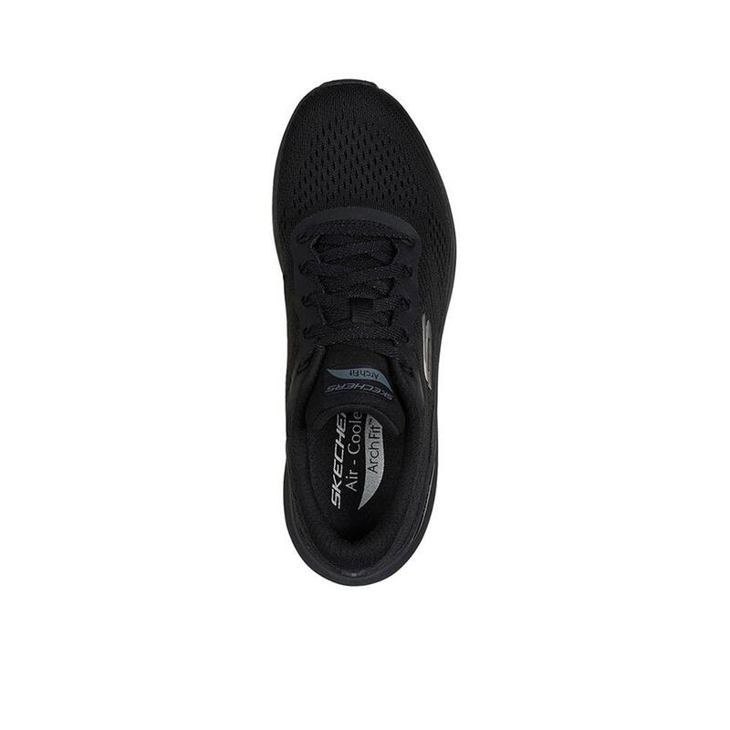 Zapatillas Deportivas Caminar Mujer Skechers 150051_BBK Negras con Cordones
