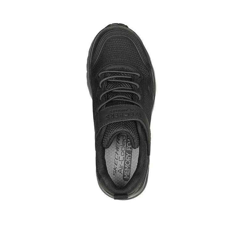 Zapatillas Deportivas Caminar Niño Skechers 403651L_BBK Negras Cierre Adherente