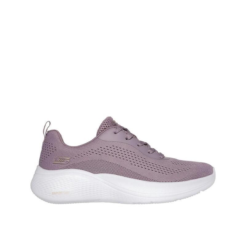 Zapatillas Deportivas Caminar Mujer Skechers 117550_QUAL Moradas  con Cordones