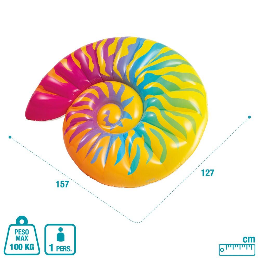 Tapete de concha multicolorido INTEX 6/7