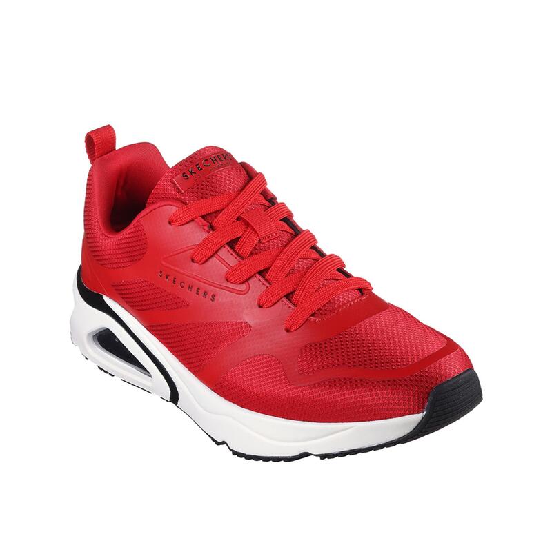 Zapatillas Deportivas Caminar Hombre Skechers 183070_RED Rojas con Cordones