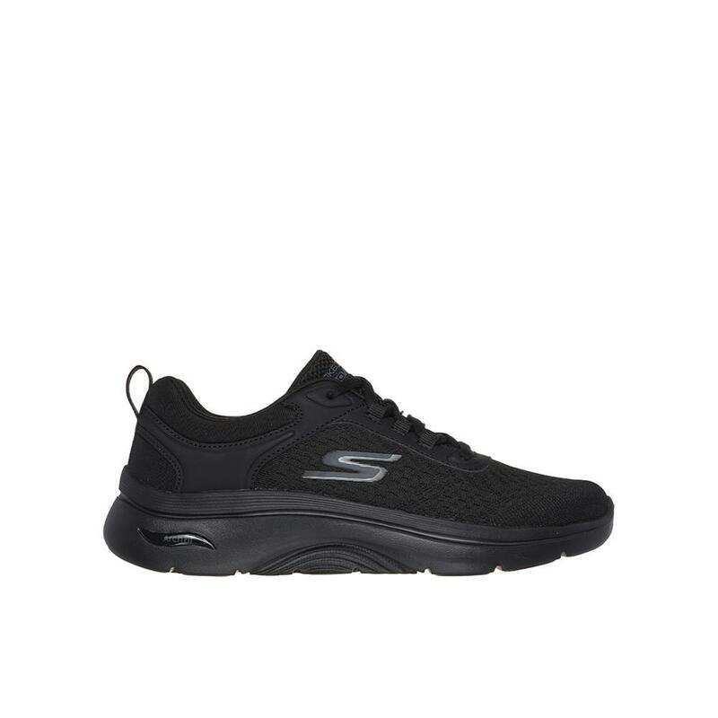 Zapatillas Deportivas Caminar Mujer Skechers 125314_BBK Negras con Cordones