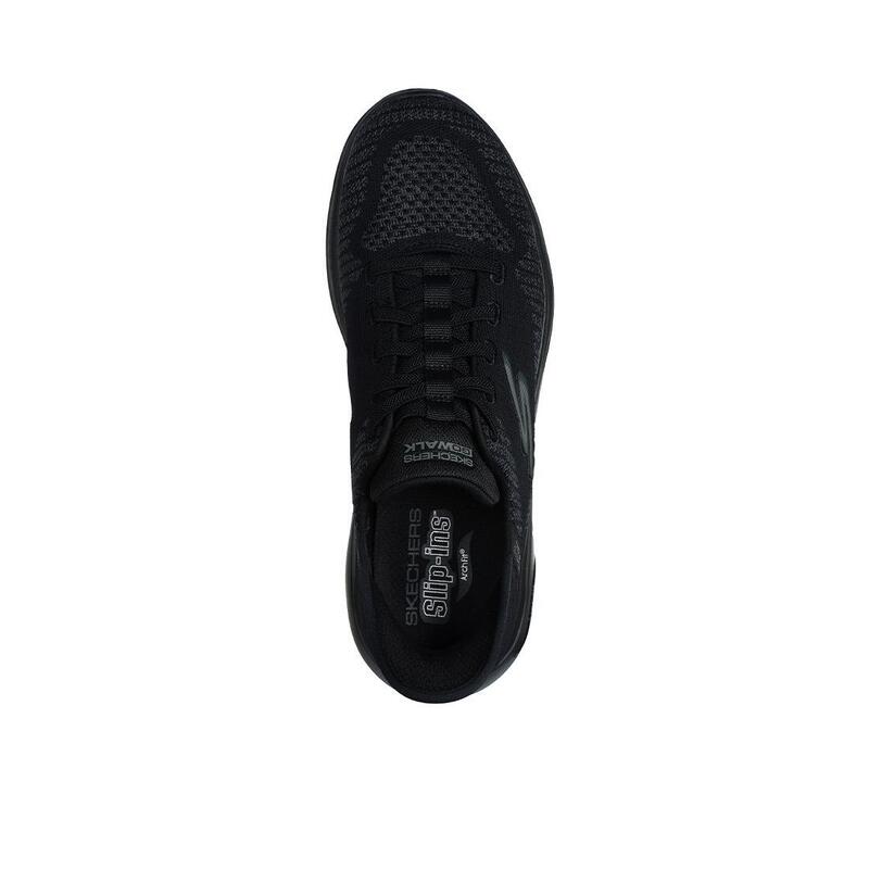 Zapatillas Deportivas Caminar Hombre Skechers 216601_BBK Negras con Cordones