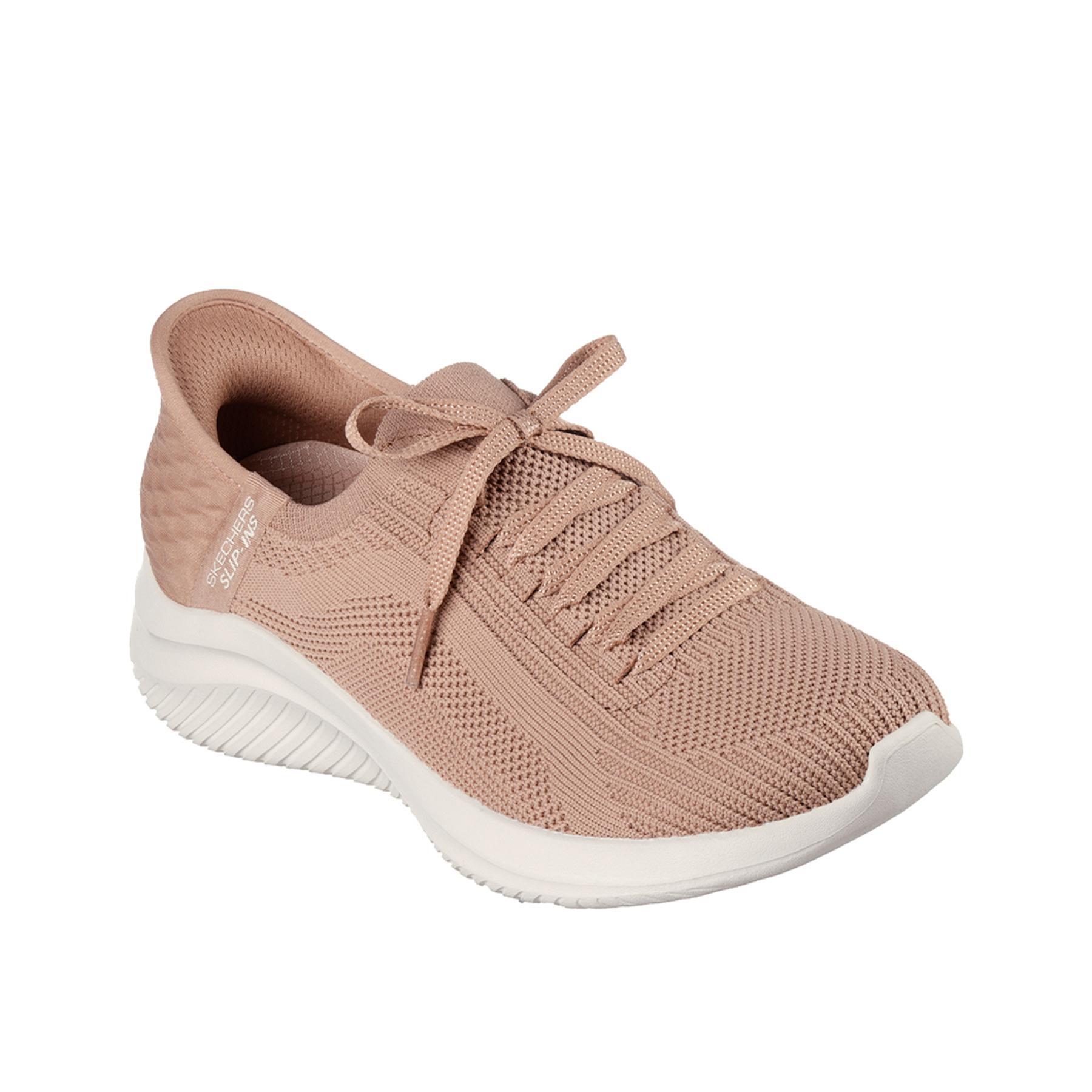 Sapatilhas Esportivas  Femininos Skechers 149710_TAN Rosa sem Atacadores 2/5