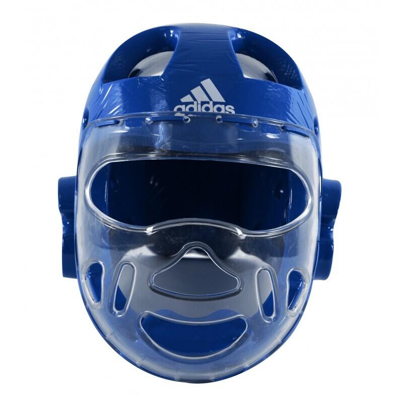 Adidas - Casque Taekwondo Avec Protection Adidas Wtf - Casque De Boxe - Bleu - 42 M/l - Decathlon