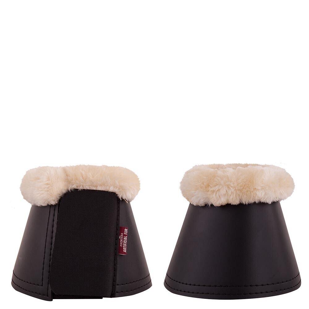 Premiere - Cloches Pour Cheval En Fourrure Pelleterie Factice Premiere - Cloche A Sabot - Noir - 48 Xl - Decathlon