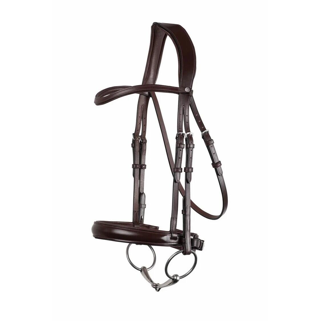 Vegan leather dressage bridles Montar Normandie ECO