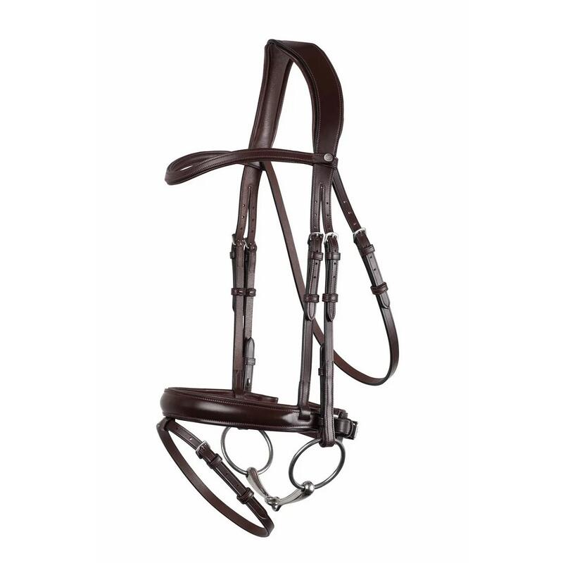 Bridons équitation de dressage en cuir vegan Montar Normandie ECO