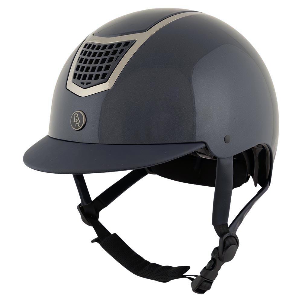 Casco da equitazione BR Lambda Glossy con visiera standard