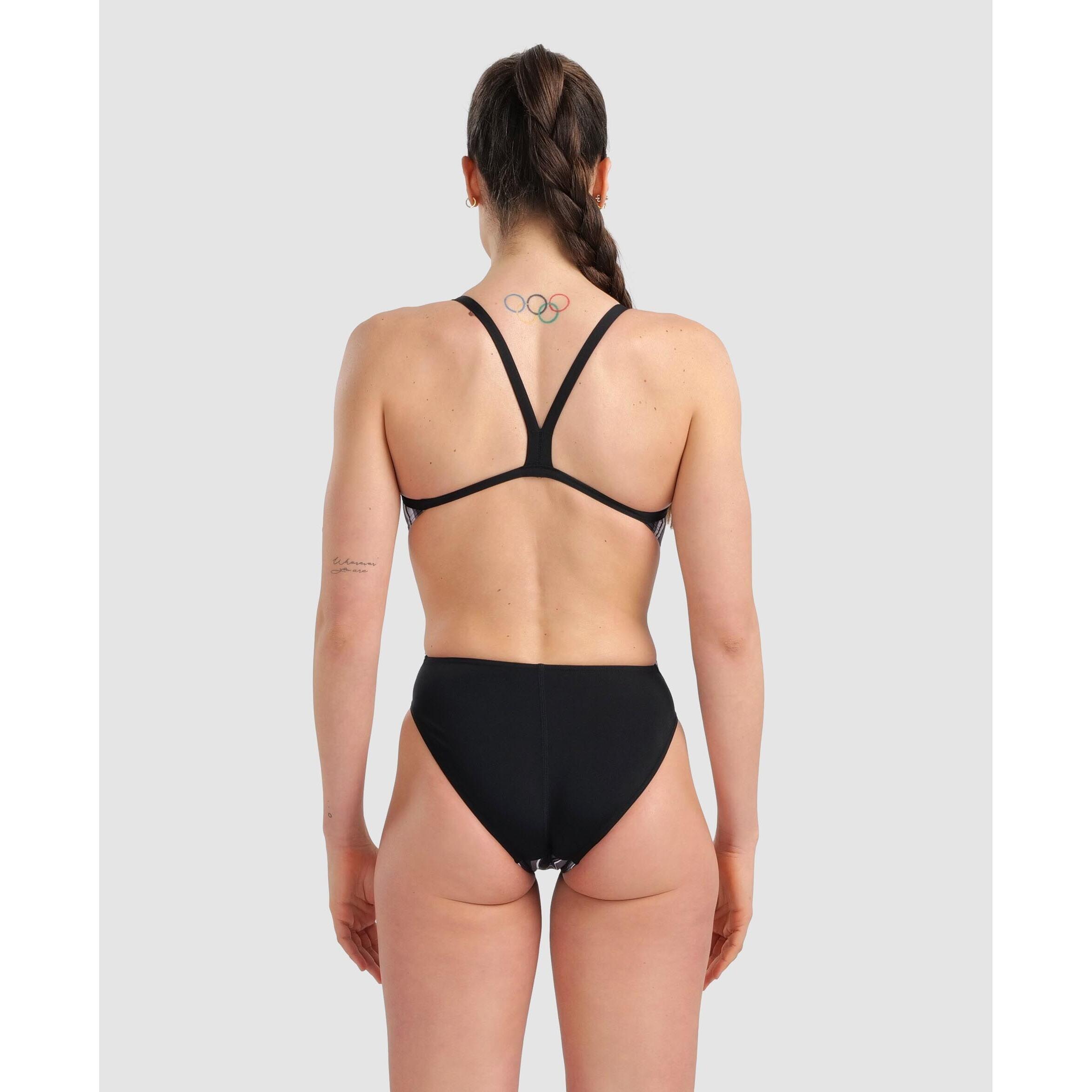 Fato de banho feminino Arena Marbled 2/5