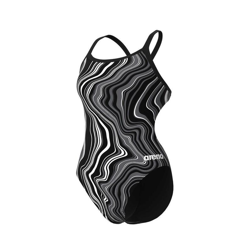 Maillot de bain 1 pièce femme Arena Marbled