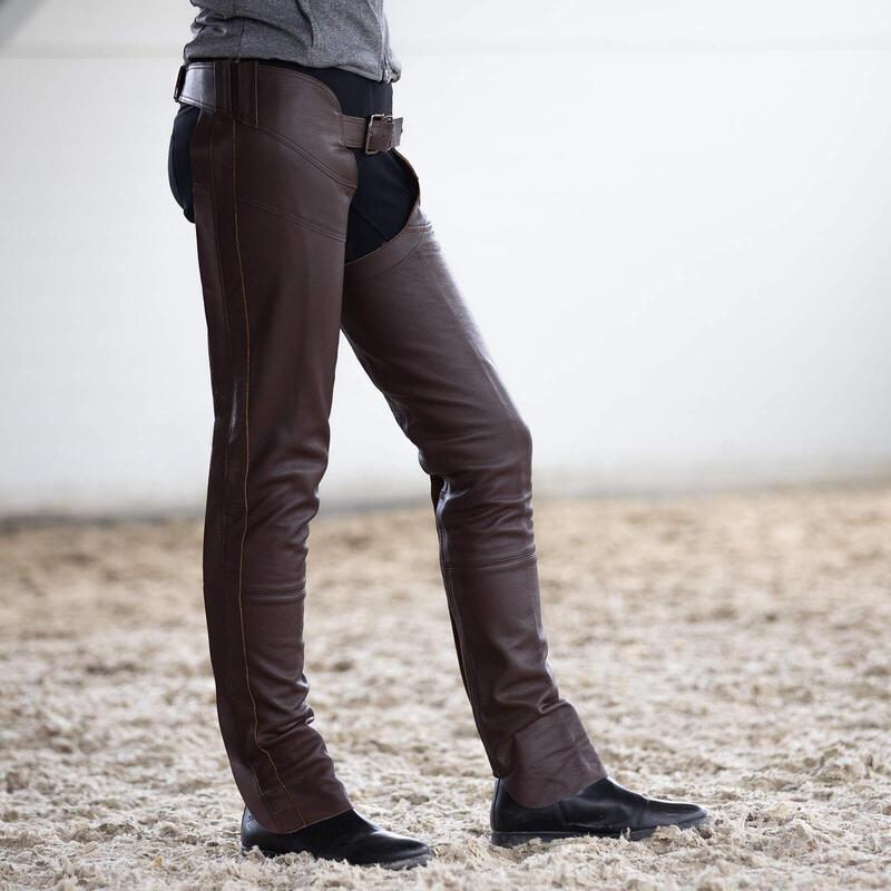 Chaps d'équitation en cuir Horze Blake