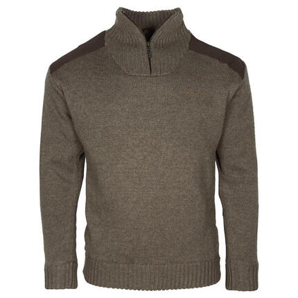 Pinewood New Stormy Sweater - Bruin Melange Warme Trui