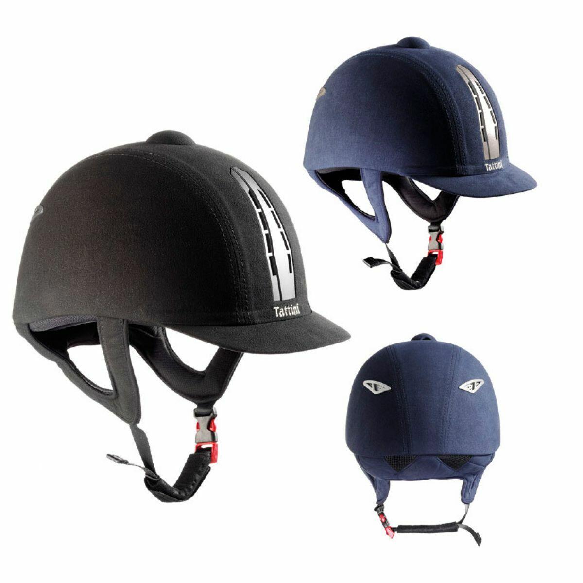 Tattini - Casque Recouverte En Microfibre Tattini Pro - Bombe D'Équitation - Noir - 58-60cm - Decathlon
