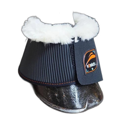 Cloches pour cheval eQuick eOverreach fluffy 2/4