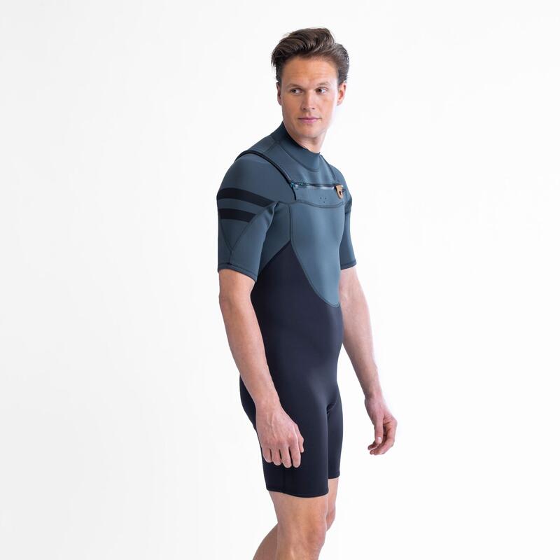 Combinaison Shorty Jobe Perth 1.5mm En Néoprène – Homme, Fermeture Dos, Coutures Douces