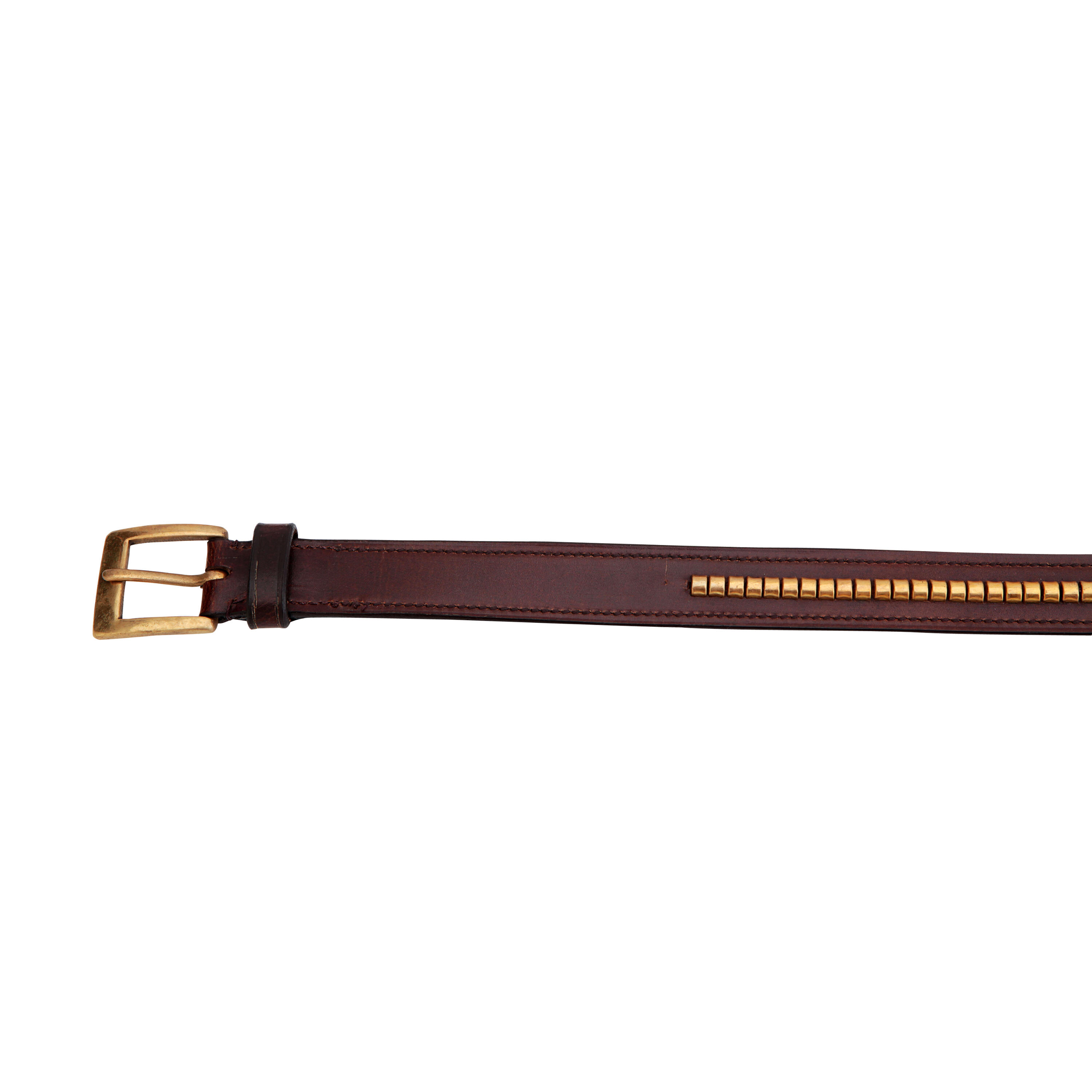 Horka - Ceinture Clincher En Cuir Femme Horka - Ceinture - Jaune|marron - 55 Cm - Decathlon
