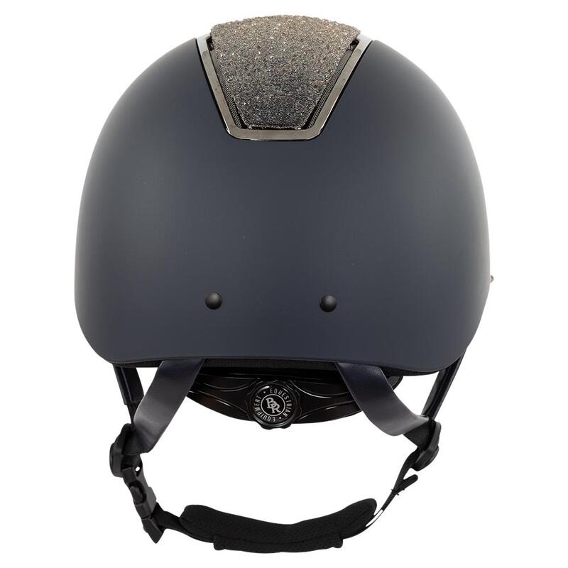 Helm - Paardrijden - Unisex -  Navy/gunmetal - -rijhelm Omega Glamourous