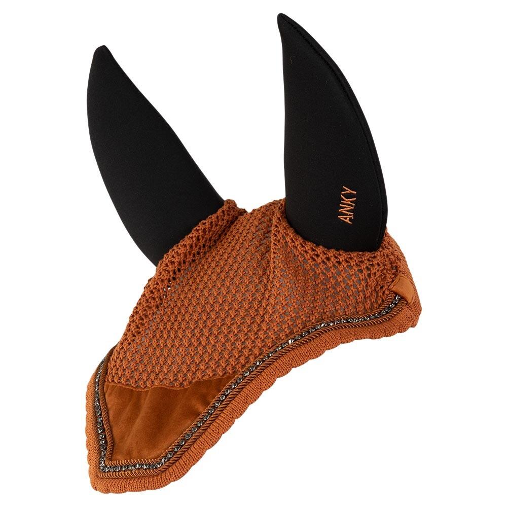 Anky - Bonnet Pour Cheval Long Anky Stones - Bonnet Cheval - Beige|marron|orange - Cob - Decathlon