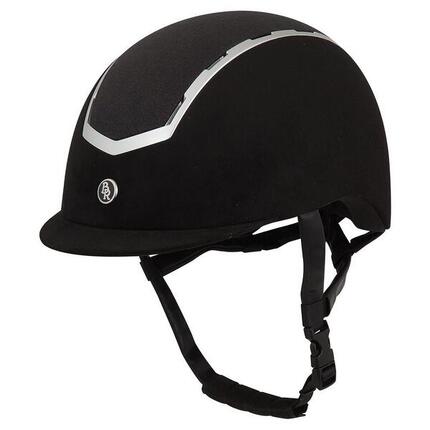 Casque d'équitation sigma microfibre avec top paillettes femme BR Equitation VG1