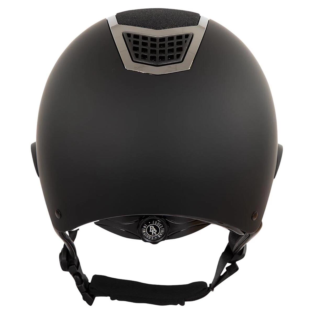 glitter riding helmet with polo visor BR Equitation Lambda Plus 2/6