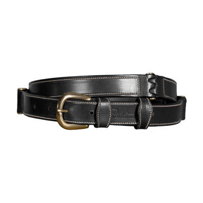 Platte leren riem dy'on