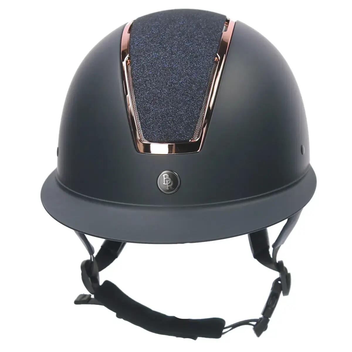 Casque d'équitation visière polo BR Equitation Omega Painted Glitter 2/3