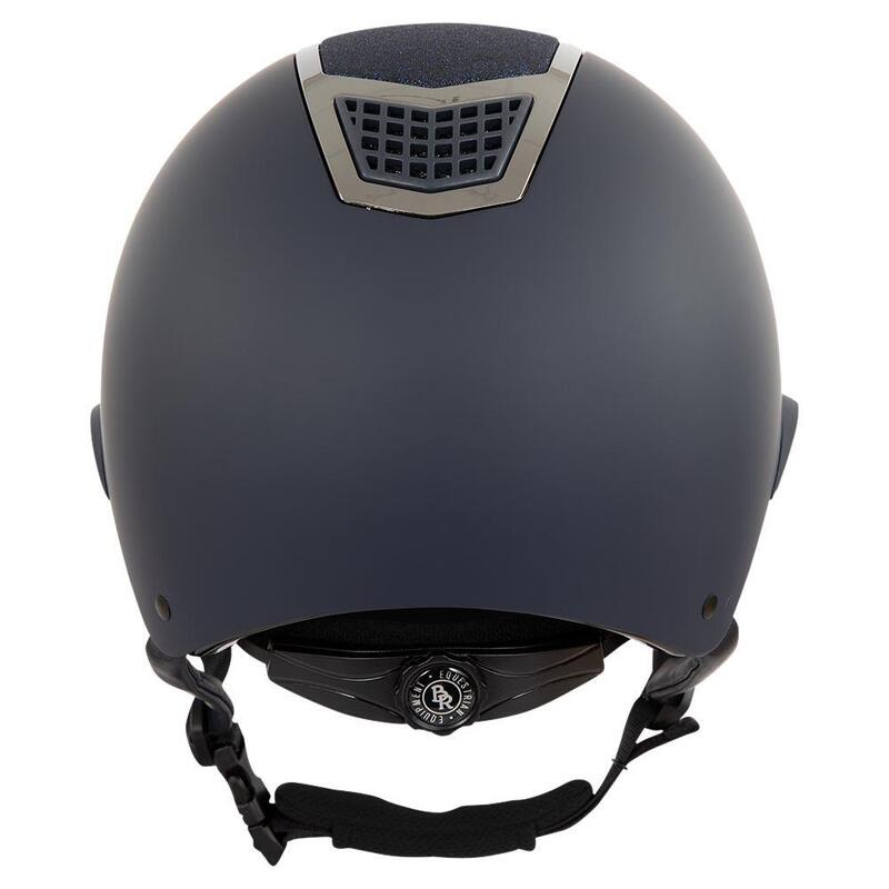 Helm - Paardrijden - Unisex -  Navy/gunmetal - -rijhelm Lambda Plus Glitter