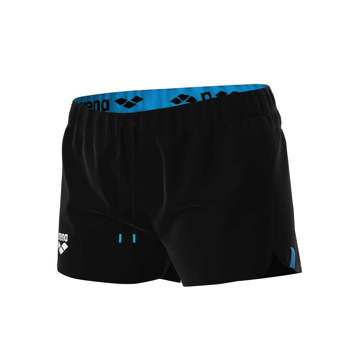 Arena - Short Femme Arena Team Solid - Short De Bain - Noir - 48 Xl - Decathlon