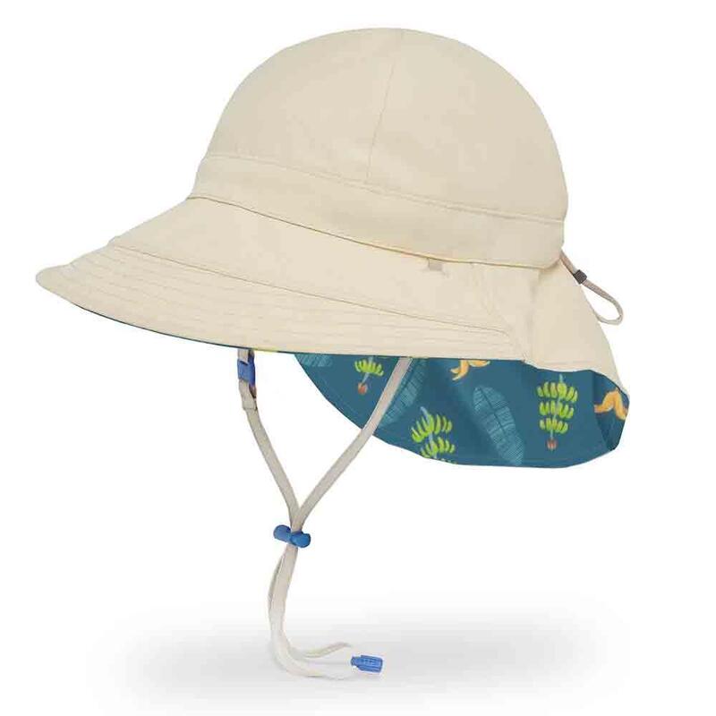 Kids' Natural Blend Cape Anti-UV Hat - Green