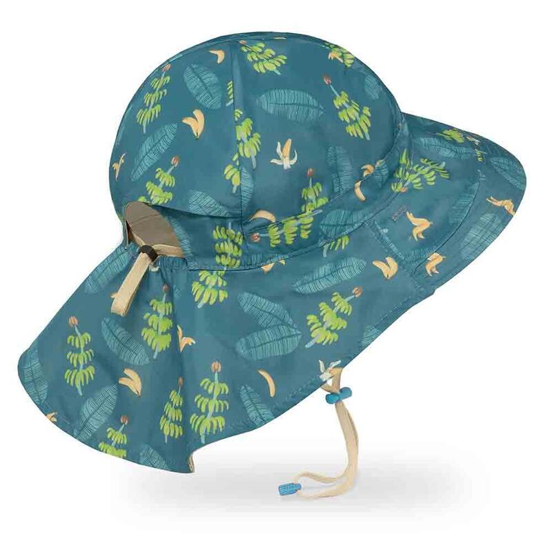 Kids' Natural Blend Cape Anti-UV Hat - Green