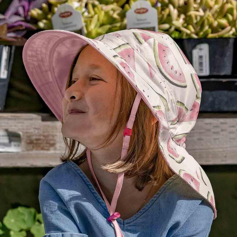 Kids' Natural Blend Cape Anti-UV Hat - Pink