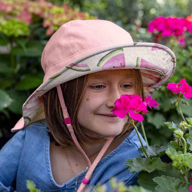 Kids' Natural Blend Cape Anti-UV Hat - Pink