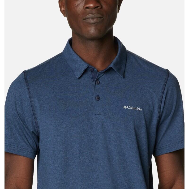 Férfi pólóing, Columbia Tech Trail Polo Shirt, sötétkék