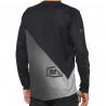 R-Core-X 100% Long Sleeve Jersey Zwart / Grijs 2/2