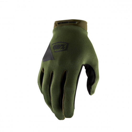 100% RIDECAMP Gloves Army Green/Black -  Bike MTB Cycling