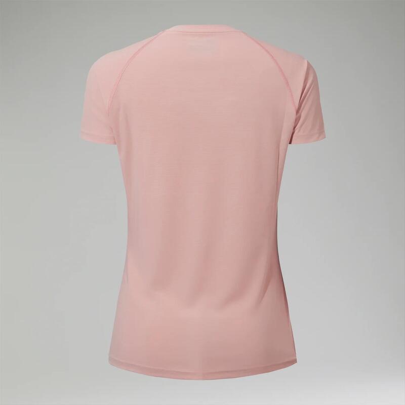 24/7 TECH BASECREW SS Women's Short Sleeve Quick-Dry T-shirt - Pink