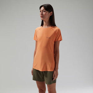 24/7 TECH BASECREW SS Women's Short Sleeve Quick-Dry T-shirt - Orange