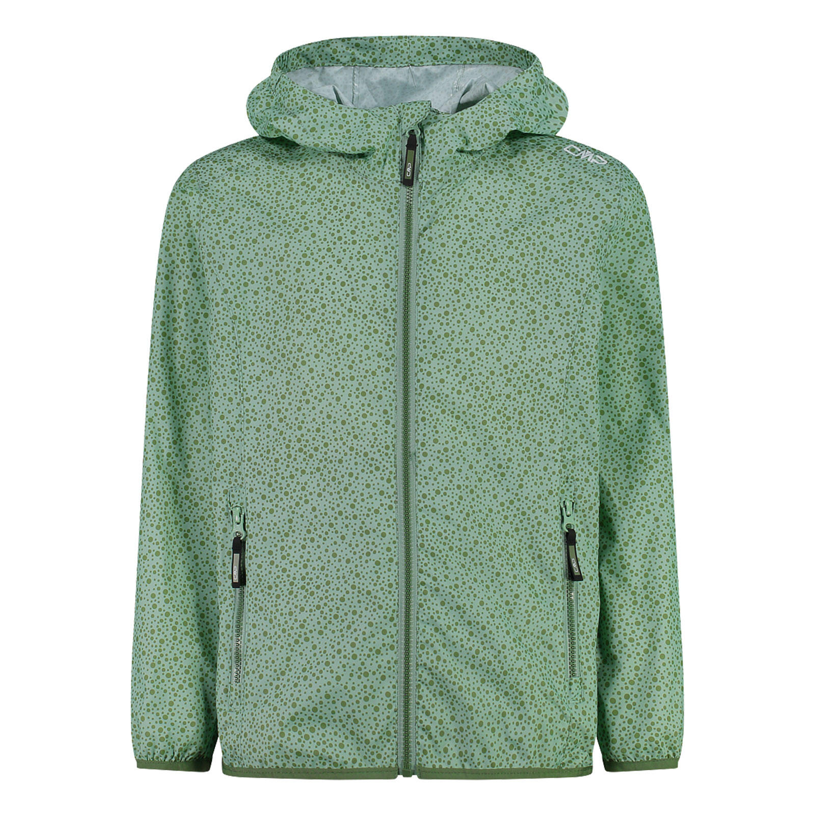 CMP Regenjacke wasserabweisend windabweisend Kapuze Mädchen - Kid Rain Fix Hood
