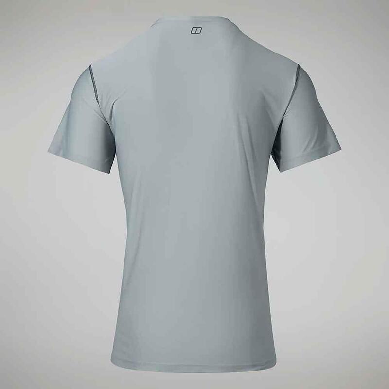 24/7 TECH BASECREW SS Men's Short Sleeve Quick-Dry T-shirt - Grey