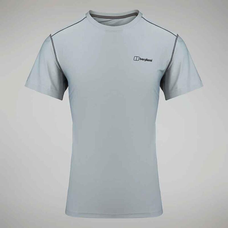 24/7 TECH BASECREW SS Men's Short Sleeve Quick-Dry T-shirt - Grey